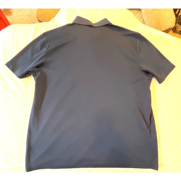 NFL Team Apparel TX3 Cool New England Patriots Polo Shirt 2XL Navy Blue Polyeste - Picture 2 of 5